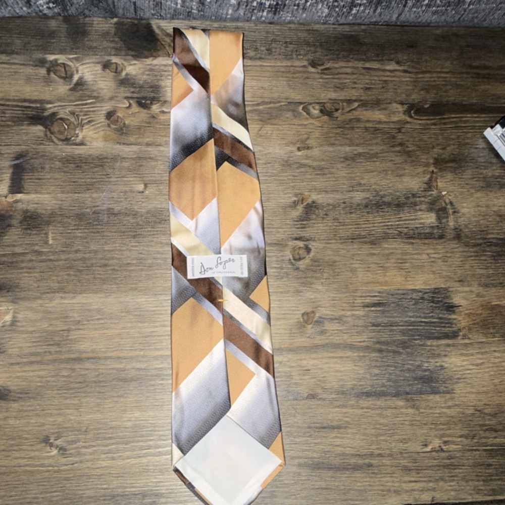 Vintage Don Soper of California Men's Tie: 100% Polyester - Picture 2 of 3